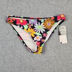 NWT Salt + Cove Swim Bikini Bottom Juniors Size XS Floral-Print Hipster